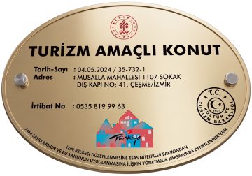 Resmi Turizm İşletmesi Belgesi