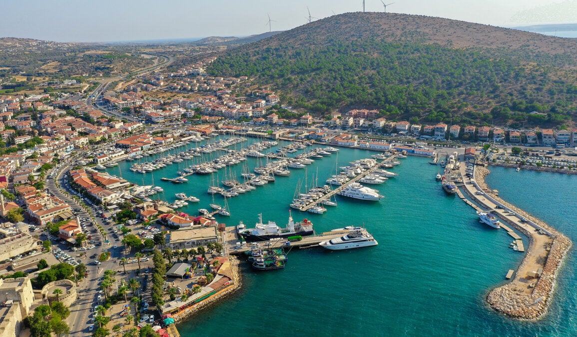 Çeşme Marina drone çekimi
